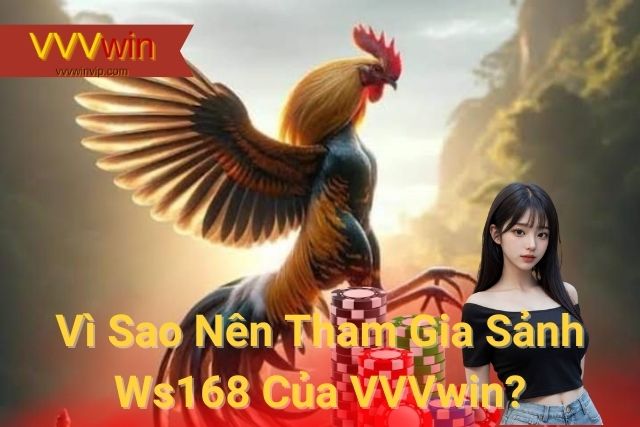 Đá Gà Sảnh Ws168 - Thiên Đường Giải Trí Đỉnh Cao Của Nhà Cái VVVwin Vì Sao Nên Tham Gia Sảnh Ws168 Của VVVwin?